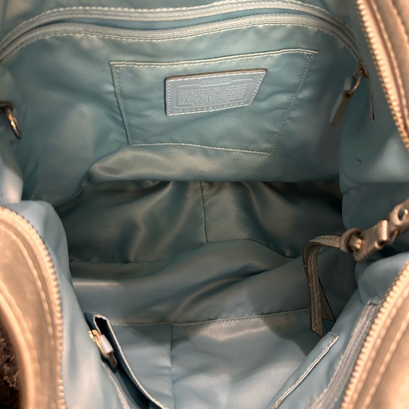 Metallic Silver Hobo purse - Picture 10 of 12